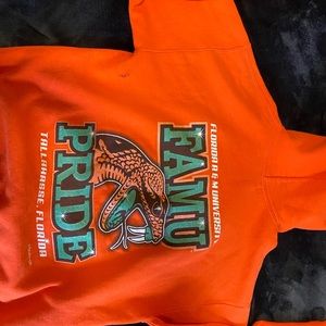 Orange Sparkle FAMU Hoodie